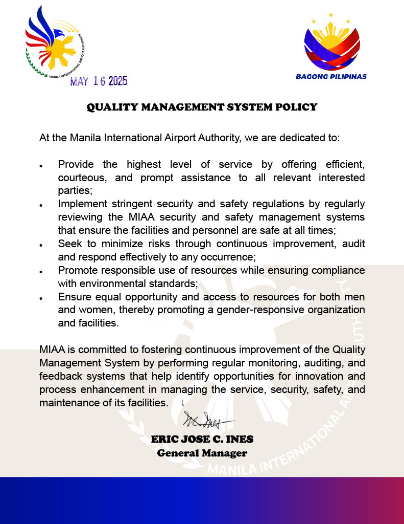 miaa quality policy 2025